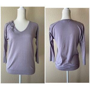 Gap lilac dolman sleeve soft sweater - xs